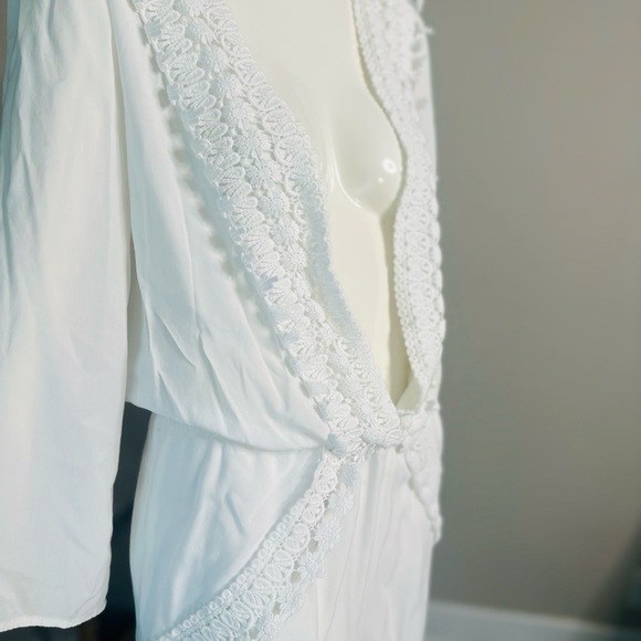 La Blanca Plunging V Cover Up Romper - Picture 4 of 5